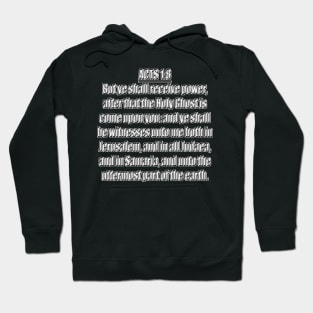 Acts 1:8 KJV Hoodie